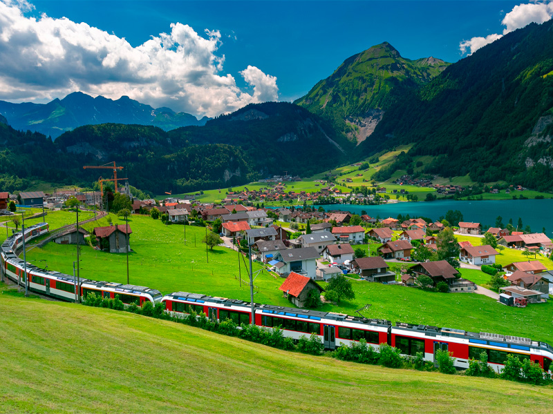 Tren panoramico, Suiza