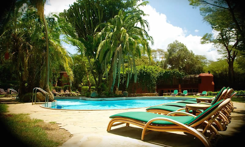 Amboseli Serena Lodge, piscina