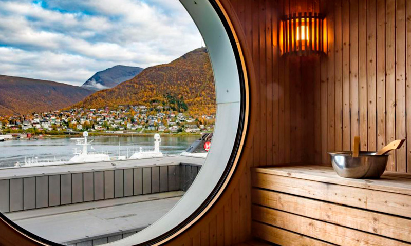 Radisson Blu Hotel Tromsø, sauna