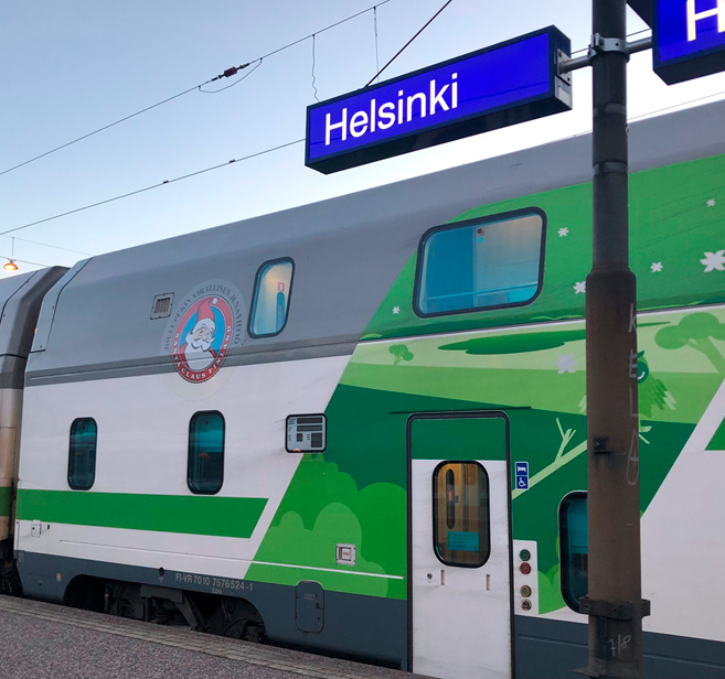 Tren Helsinki a Rovaniemi